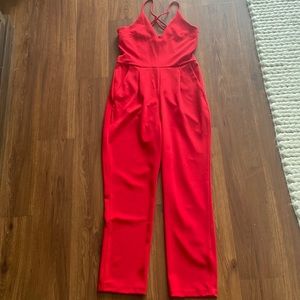 Express red romper